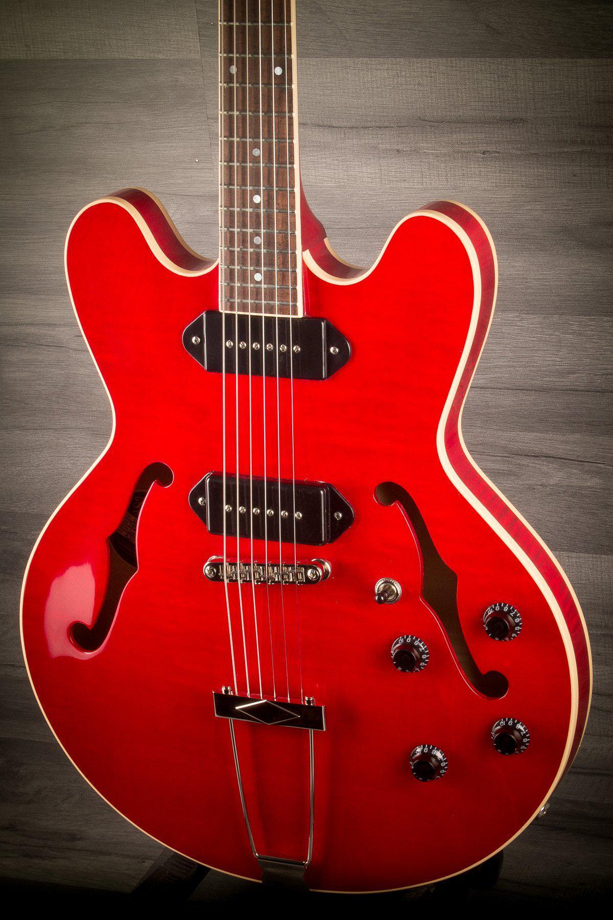 Heritage Electric Guitar Heritage H530 Standard Semi-Hollow - Trans Cherry