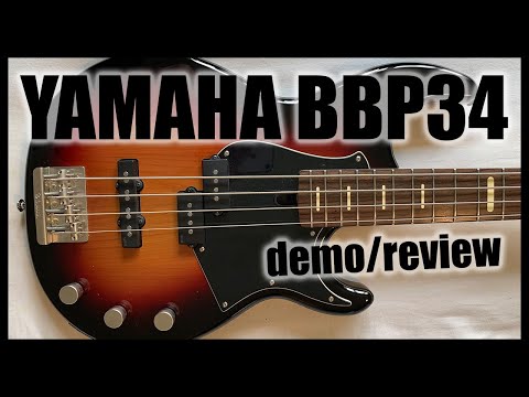 Yamaha BB P34 Pro Series Bass Guitar In Vintage Sunburst