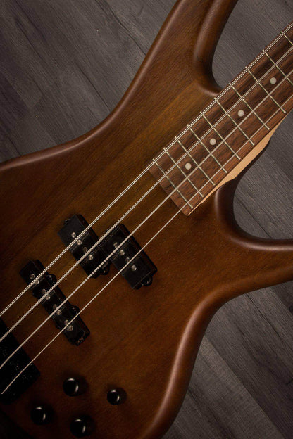 Ibanez Gsr200B-Wnf 4 String Bass Guitar Walnut Flat