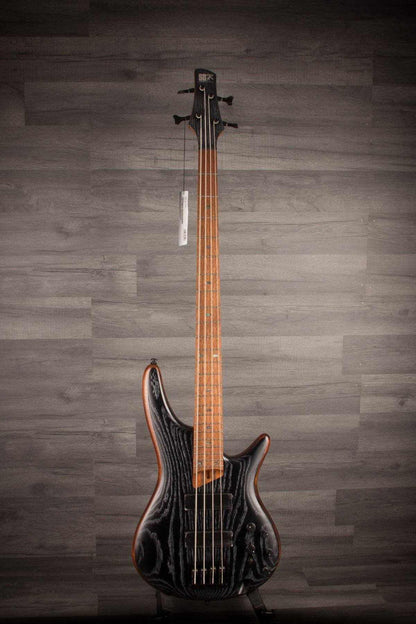 Ibanez SR670-SKF SR Bass Guitar, Silver Wave Black Flat