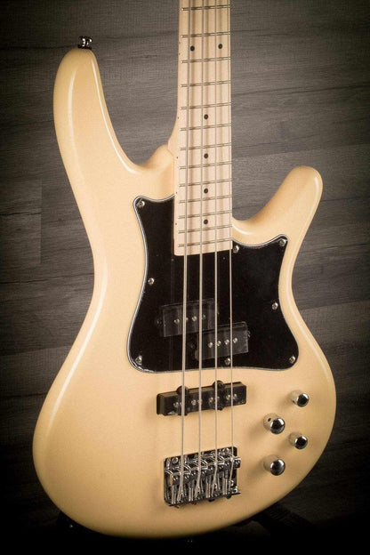Ibanez SRMD200K-VWH 4 String Bass Guitar in Vintage White