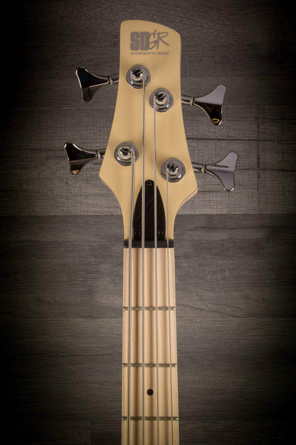Ibanez SRMD200K-VWH 4 String Bass Guitar in Vintage White