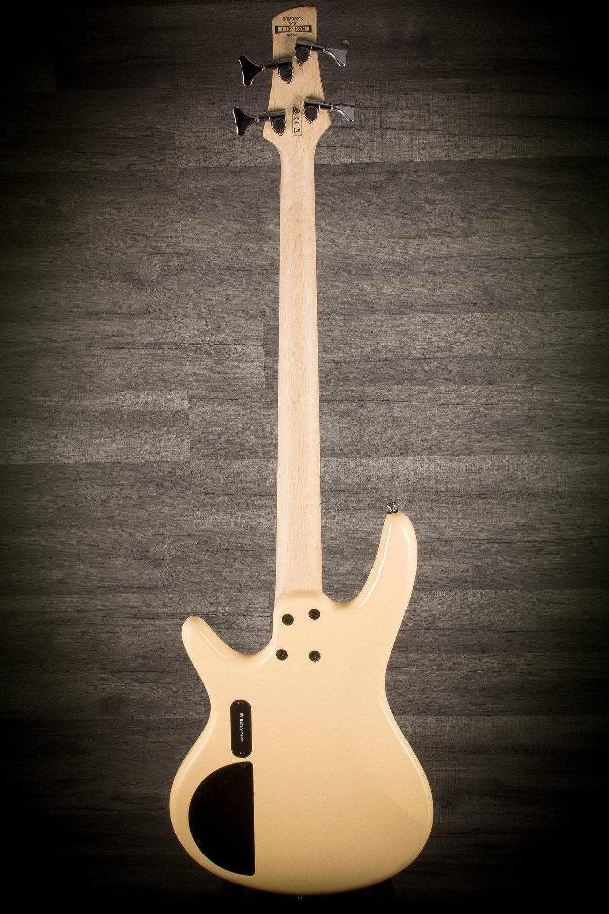 Ibanez SRMD200K-VWH 4 String Bass Guitar in Vintage White