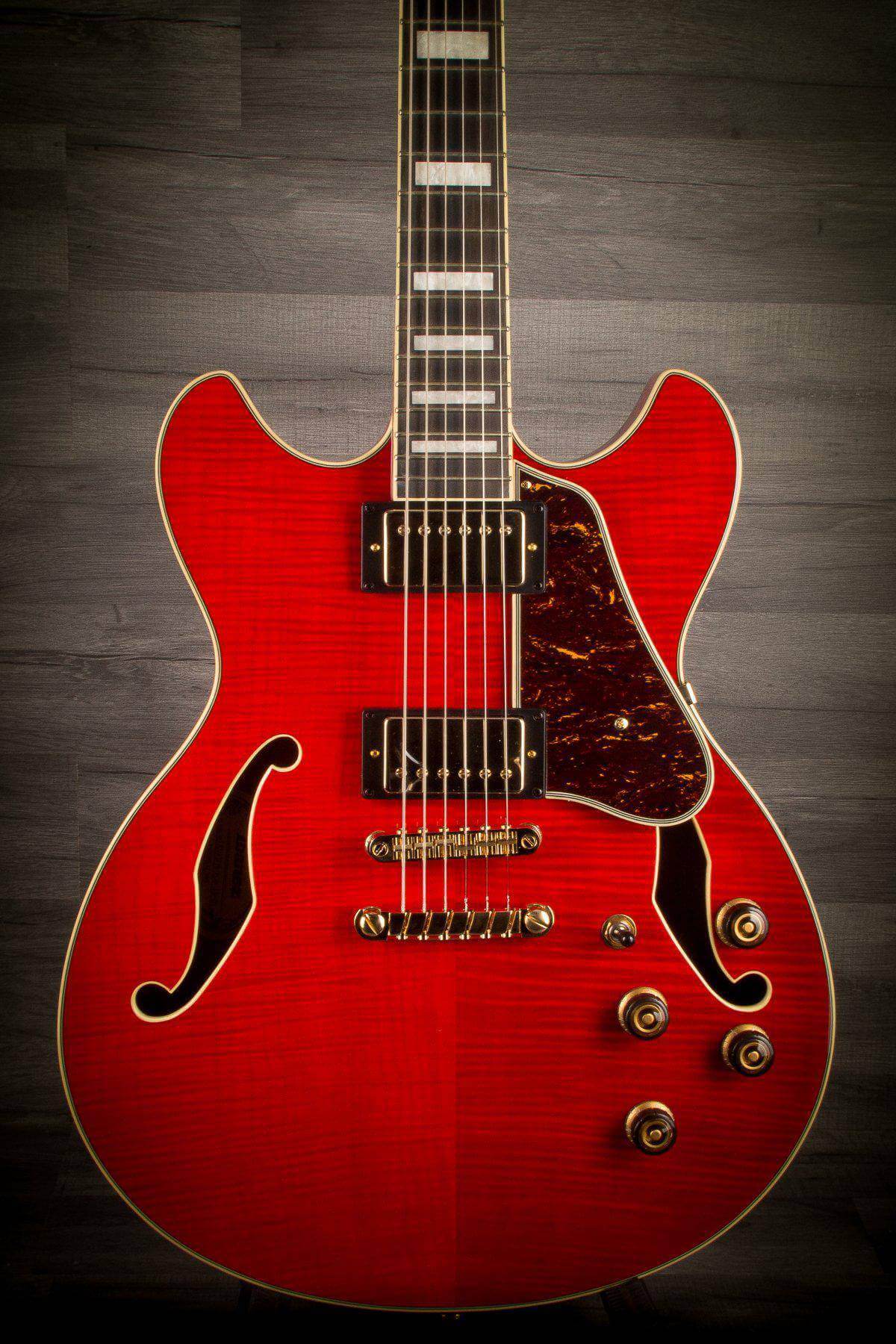 Ibanez Artcore AS93FM-TCD Expressionist in Trans Cherry Red - MusicStreet