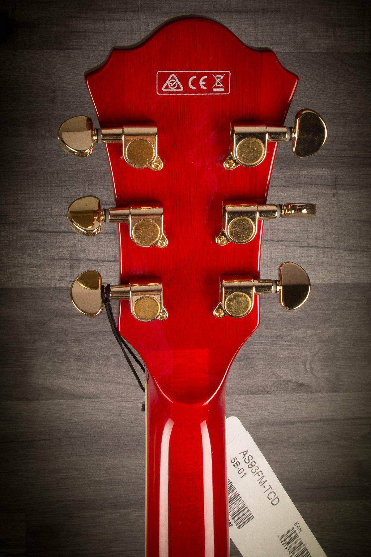 Ibanez Artcore AS93FM-TCD Expressionist in Trans Cherry Red