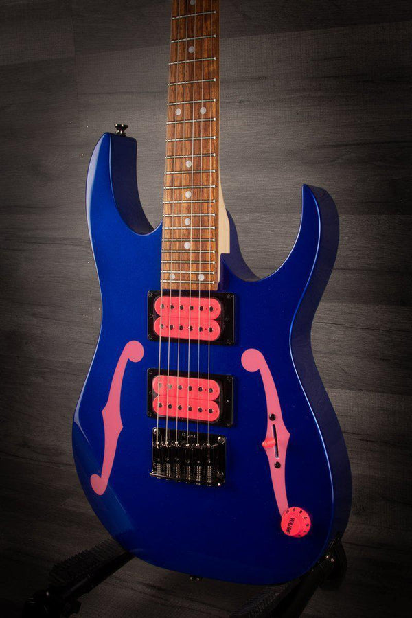 Ibanez Electric Guitar Ibanez PGMM11 Paul Gilbert Mikro Electric Guitar - Jewel Blue