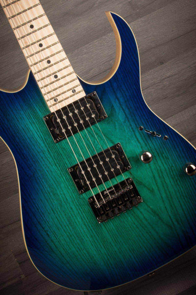 Ibanez RG421AHM-BMT RG Series Blue Moon Burst Electric Guitar