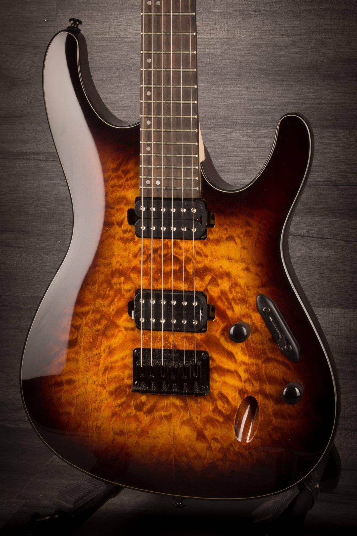 Ibanez S621QM-DEB Hardtail Electric Guitar - Dragon Eye Burst