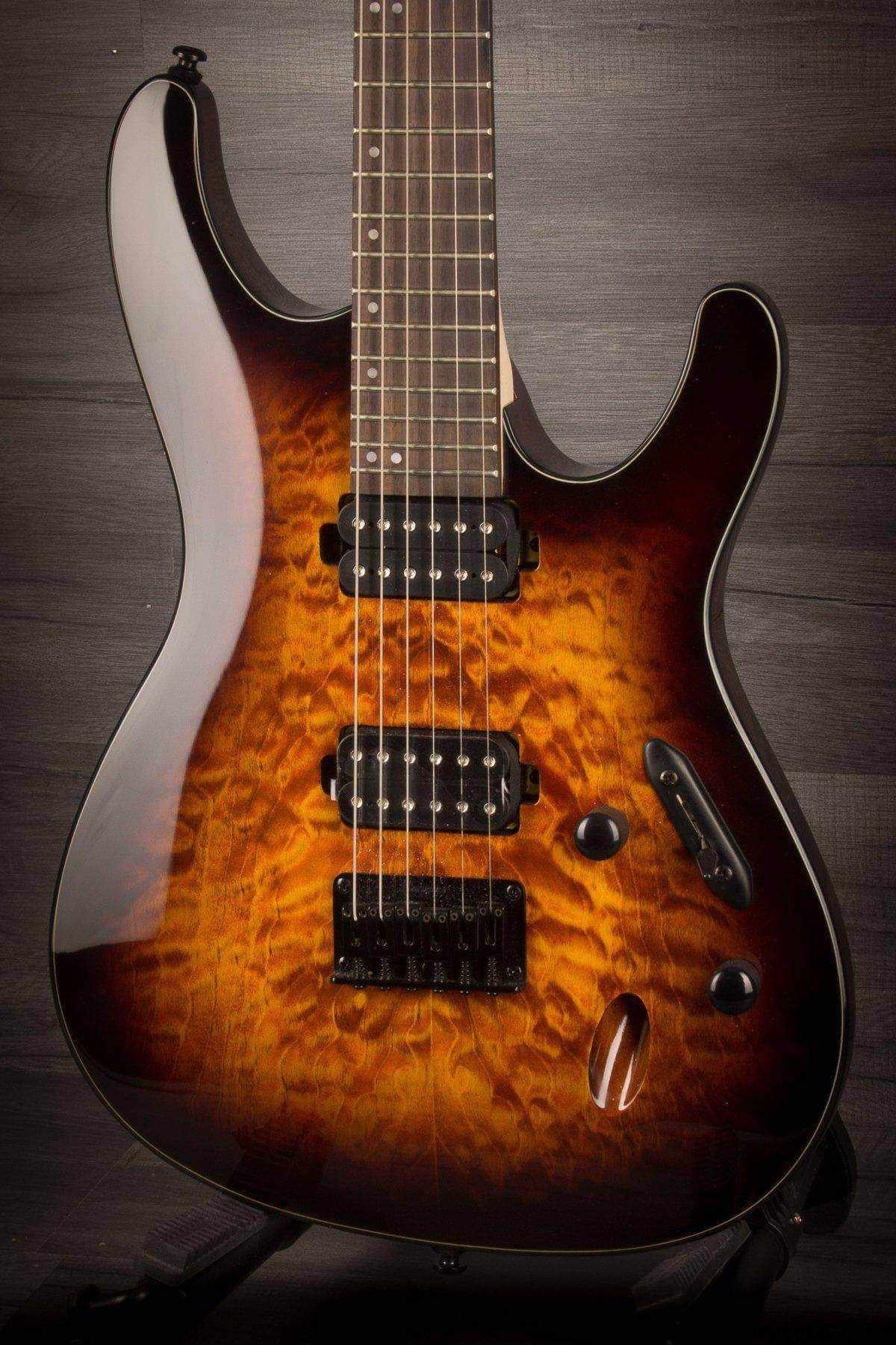 Ibanez S621QM-DEB Hardtail Electric Guitar - Dragon Eye Burst