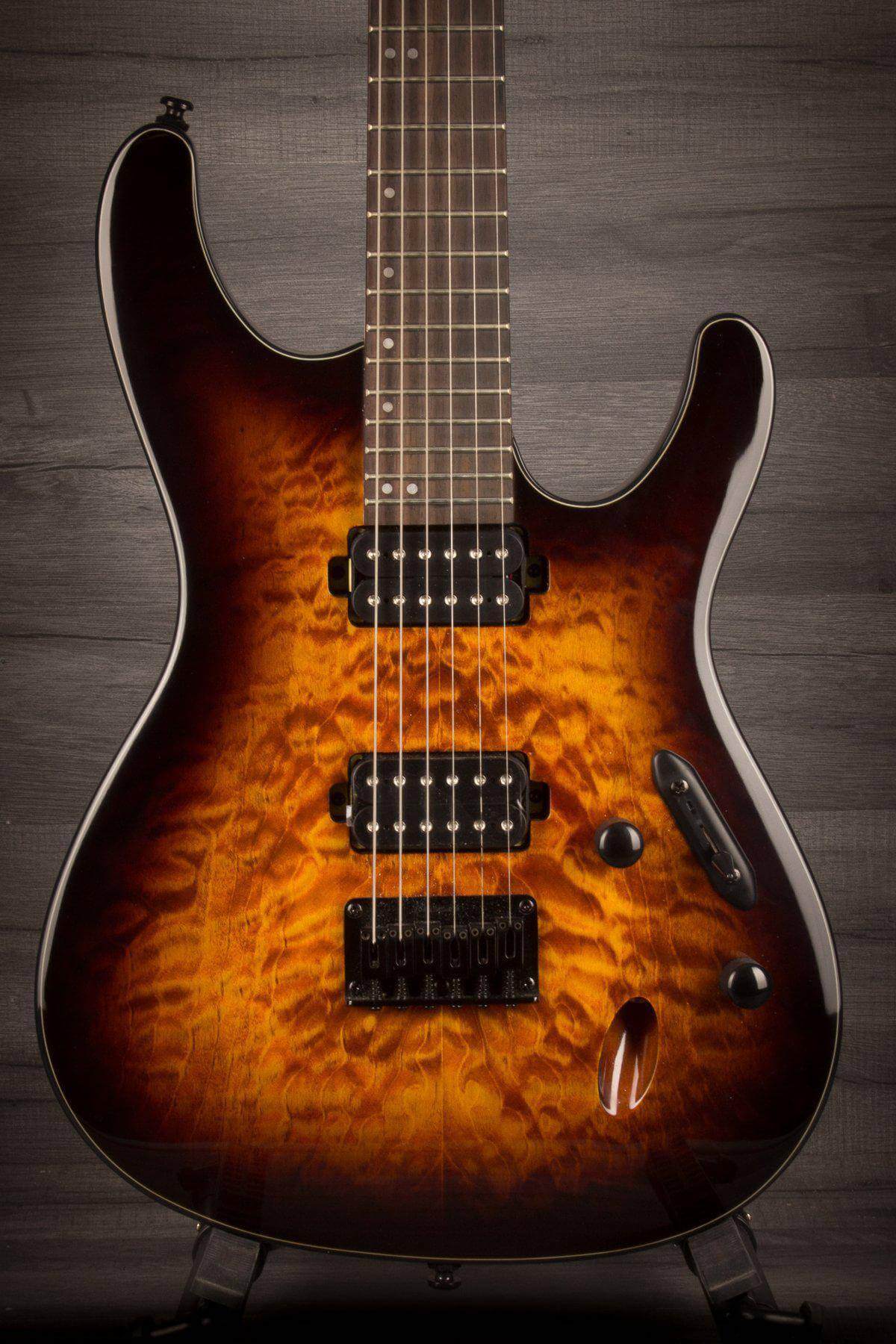 Ibanez S621QM-DEB Hardtail Electric Guitar - Dragon Eye Burst