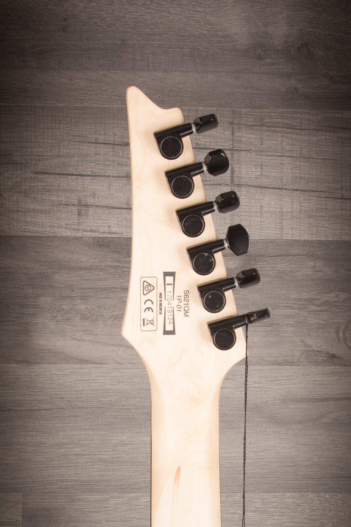 Ibanez S621QM-DEB Hardtail Electric Guitar - Dragon Eye Burst