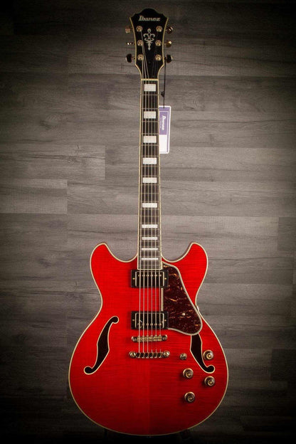 USED - banez Artcore AS93FM-TCD Expressionist in Trans Cherry Red