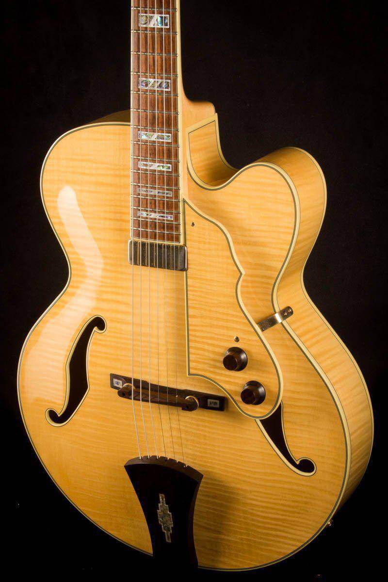 USED - Ibanez AF105 Hollowbody Electric Guitar - Natural inc hard case