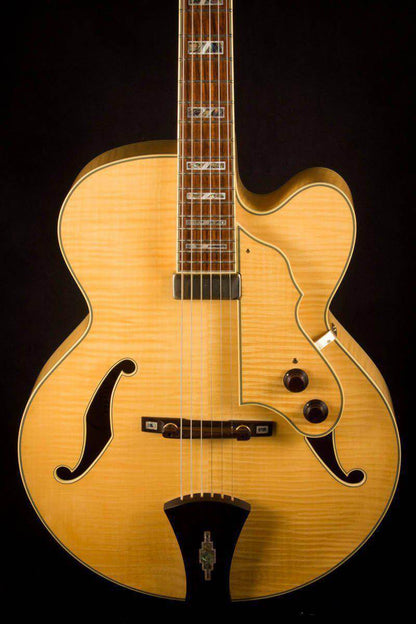 USED - Ibanez AF105 Hollowbody Electric Guitar - Natural inc hard case