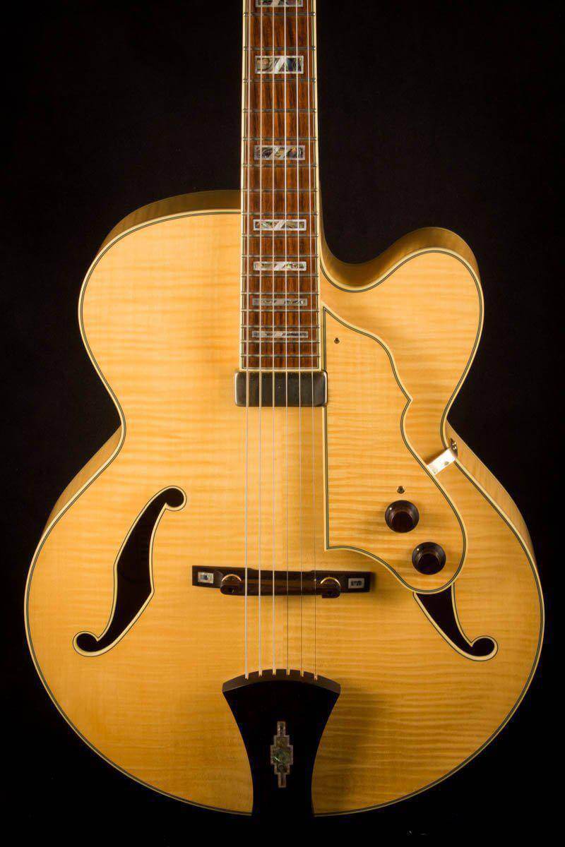 USED - Ibanez AF105 Hollowbody Electric Guitar - Natural inc hard case