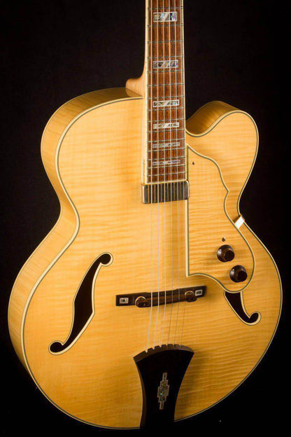 USED - Ibanez AF105 Hollowbody Electric Guitar - Natural inc hard case