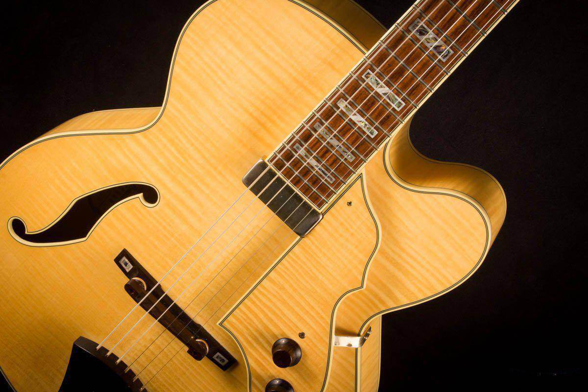 USED - Ibanez AF105 Hollowbody Electric Guitar - Natural inc hard case