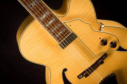 USED - Ibanez AF105 Hollowbody Electric Guitar - Natural inc hard case