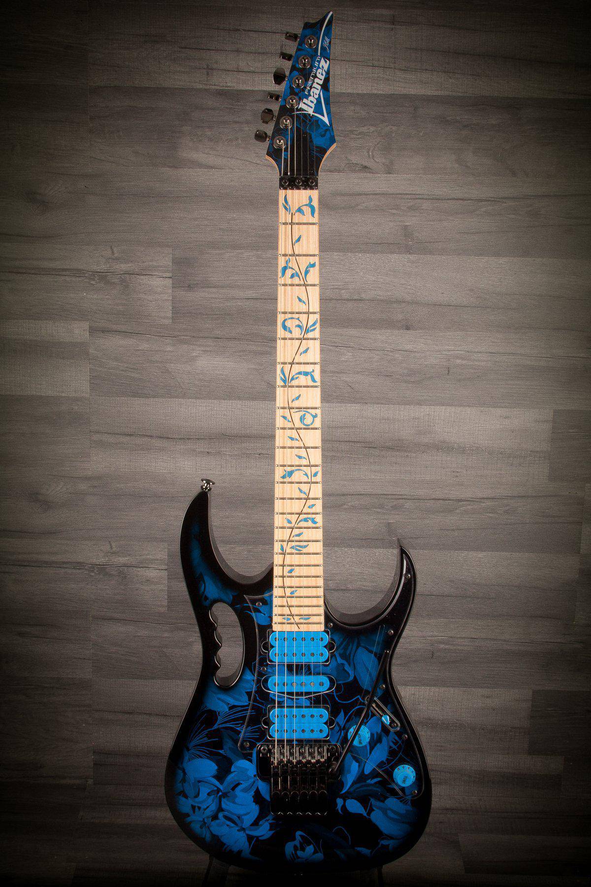 USED - Ibanez Jem-77P Blue Floral Pattern
