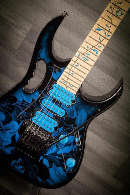 USED - Ibanez Jem-77P Blue Floral Pattern