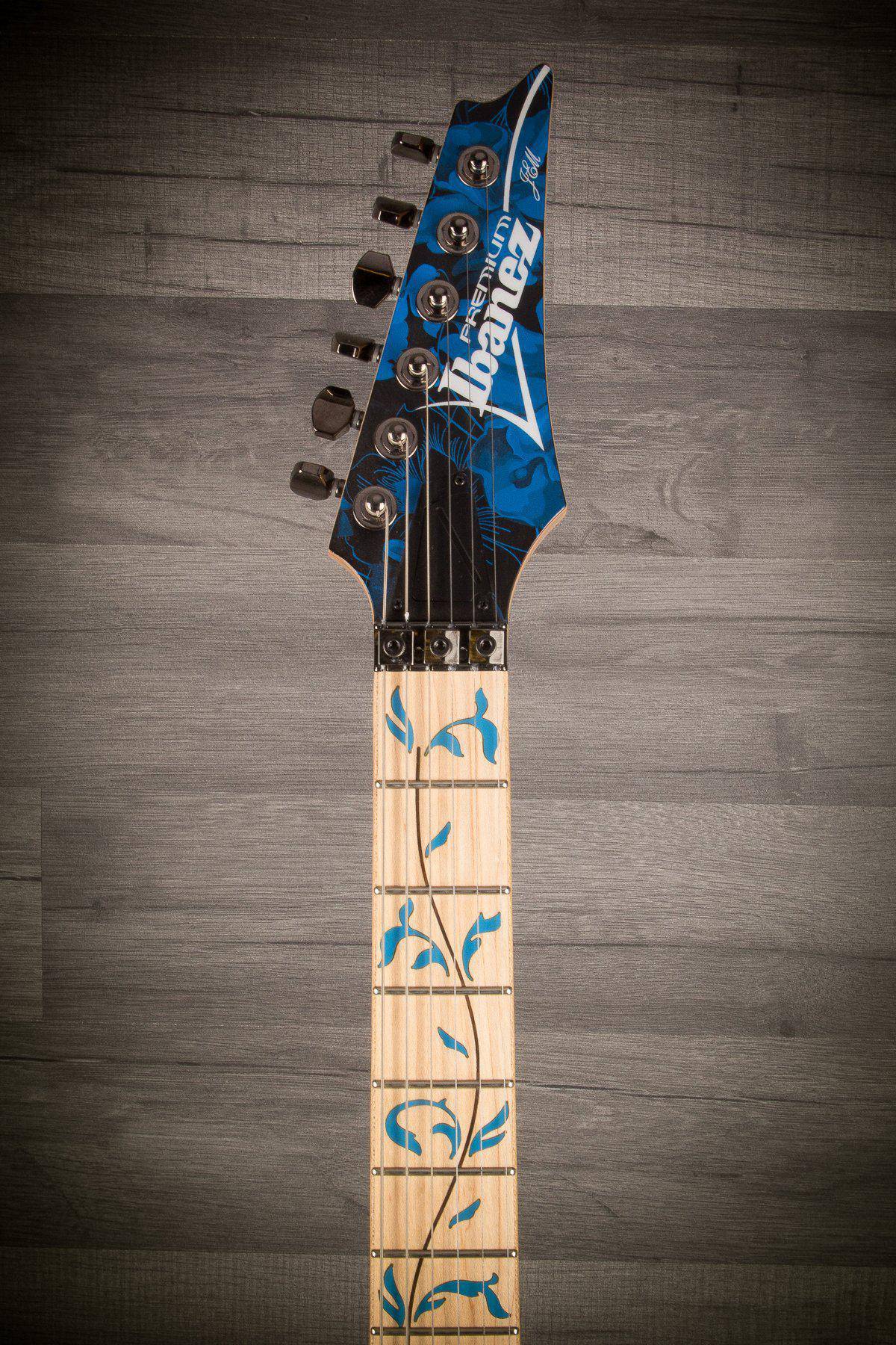 USED - Ibanez Jem-77P Blue Floral Pattern