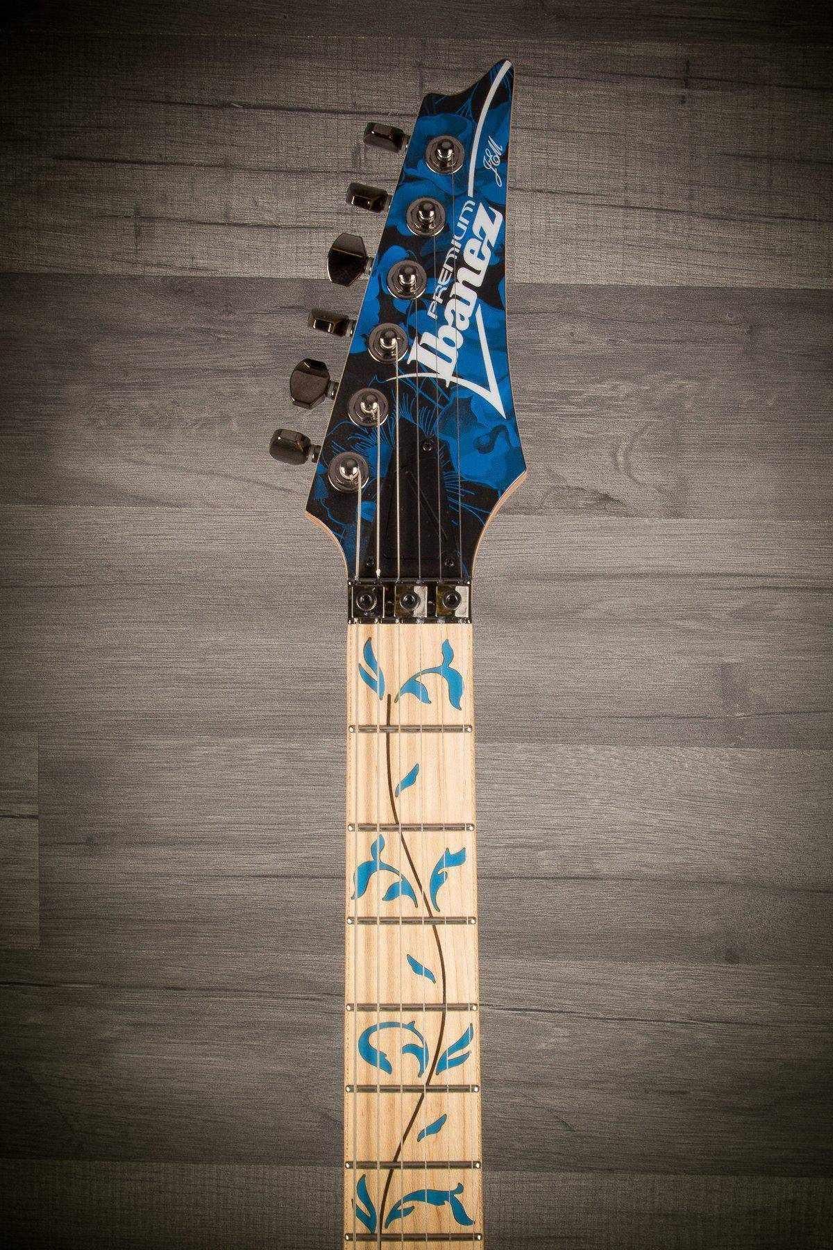 USED - Ibanez Jem-77P Blue Floral Pattern
