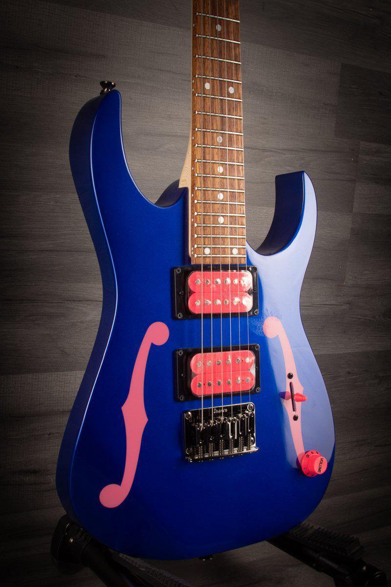 USED - Ibanez PGMM11 Paul Gilbert Mikro Electric Guitar - Jewel Blue