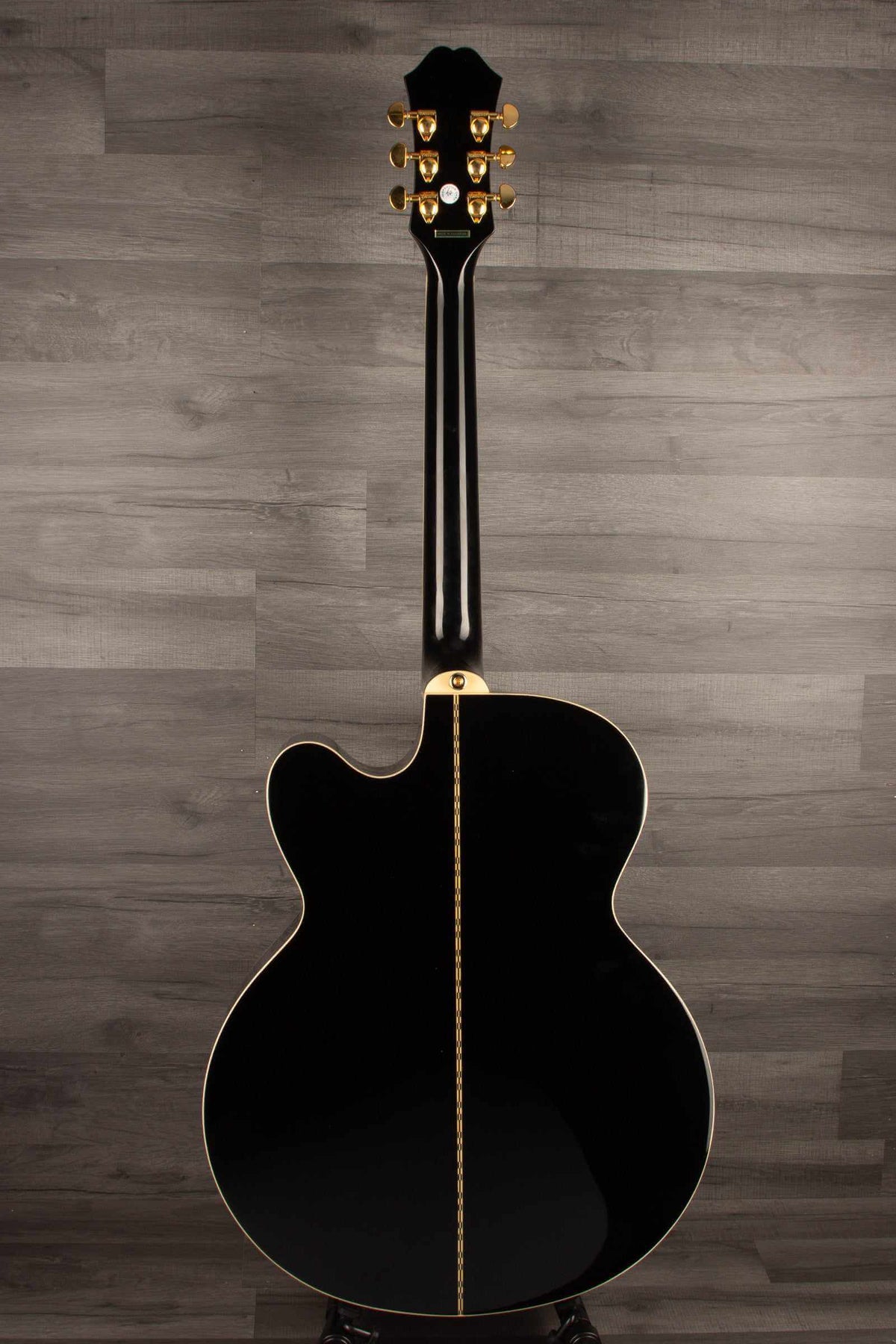Epiphone J200 EC Studio Acoustic Guitar - Black | MusicStreet