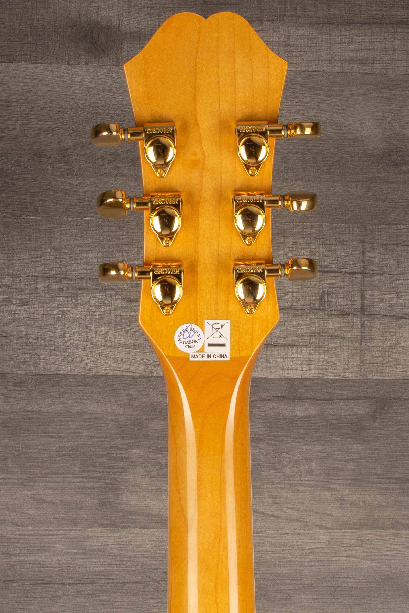 Epiphone J200 EC Studio Solid Top, Fishman Sonitone - Vintage Natural