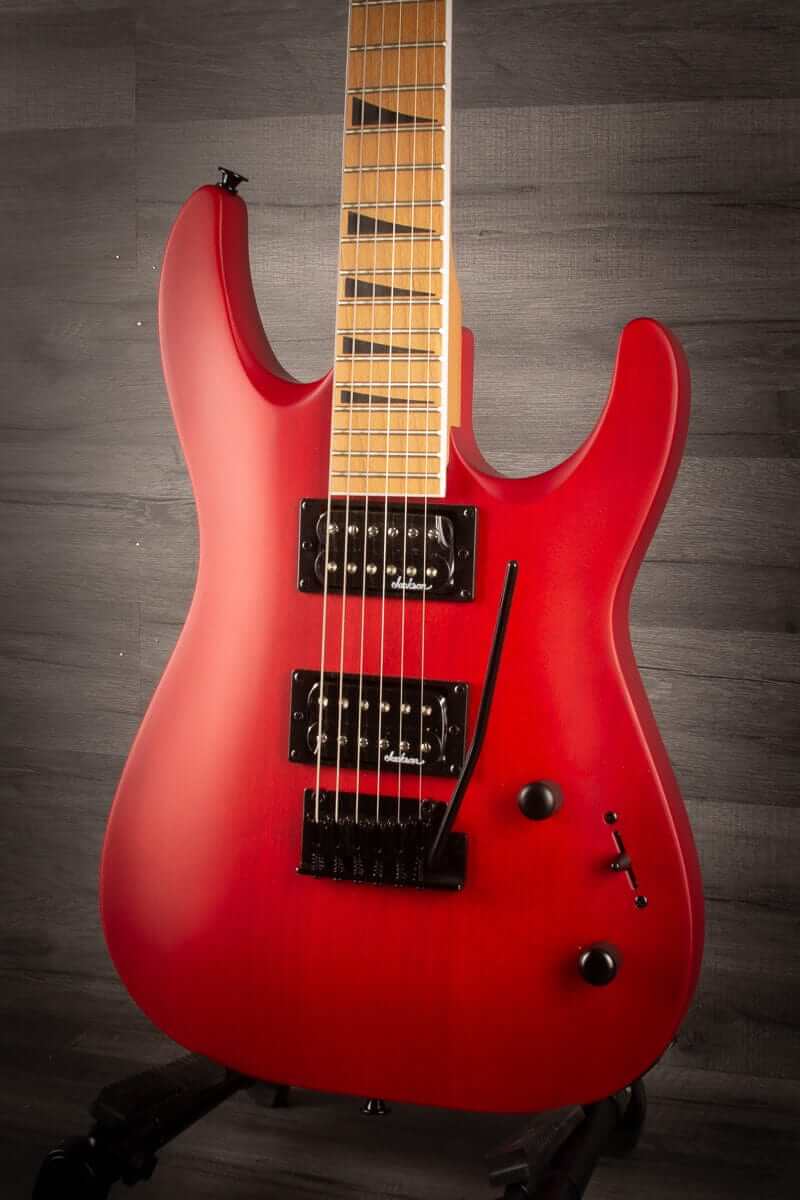 Fender Electric Guitar Jackson - JS Series Dinky Arch Top JS24 DKAM - Red Stain