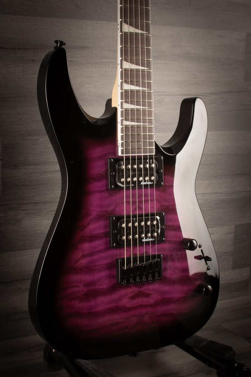 Jackson JS Series Dinky Arch Top JS32Q DKA HT Electric Guitar - Transparent Purple Burst