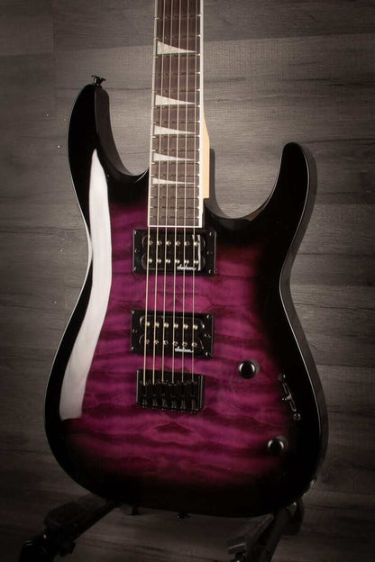 Jackson JS Series Dinky Arch Top JS32Q DKA HT Electric Guitar - Transparent Purple Burst