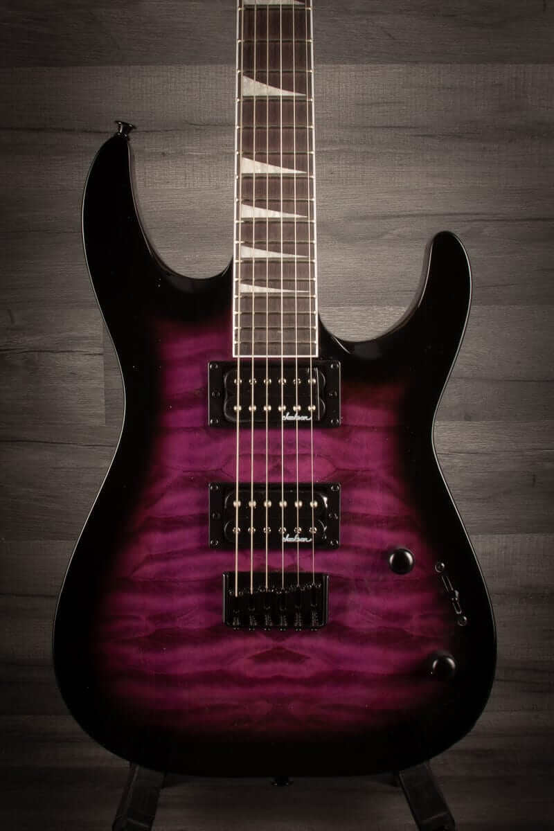 Jackson JS Series Dinky Arch Top JS32Q DKA HT Electric Guitar - Transparent Purple Burst