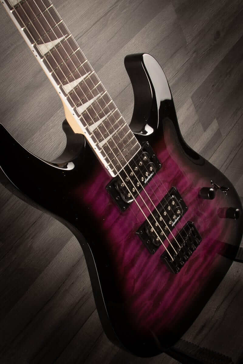 Jackson JS Series Dinky Arch Top JS32Q DKA HT Electric Guitar - Transparent Purple Burst