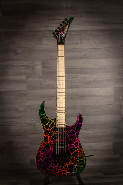Jackson - Pro Series Soloist™ SL3M, Maple Fingerboard, Rainbow Crackle