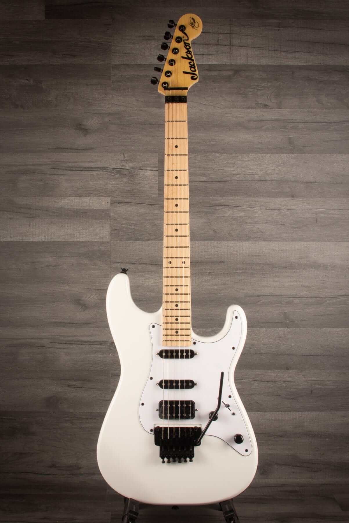 Jackson X Series Adrian Smith SDX Electric Guitar - Snow White with White Pickguard, Maple Fingerboard
