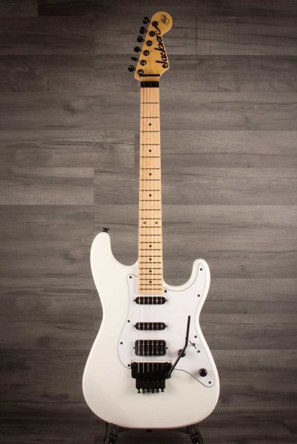 Jackson X Series Adrian Smith SDX Electric Guitar - Snow White with White Pickguard, Maple Fingerboard