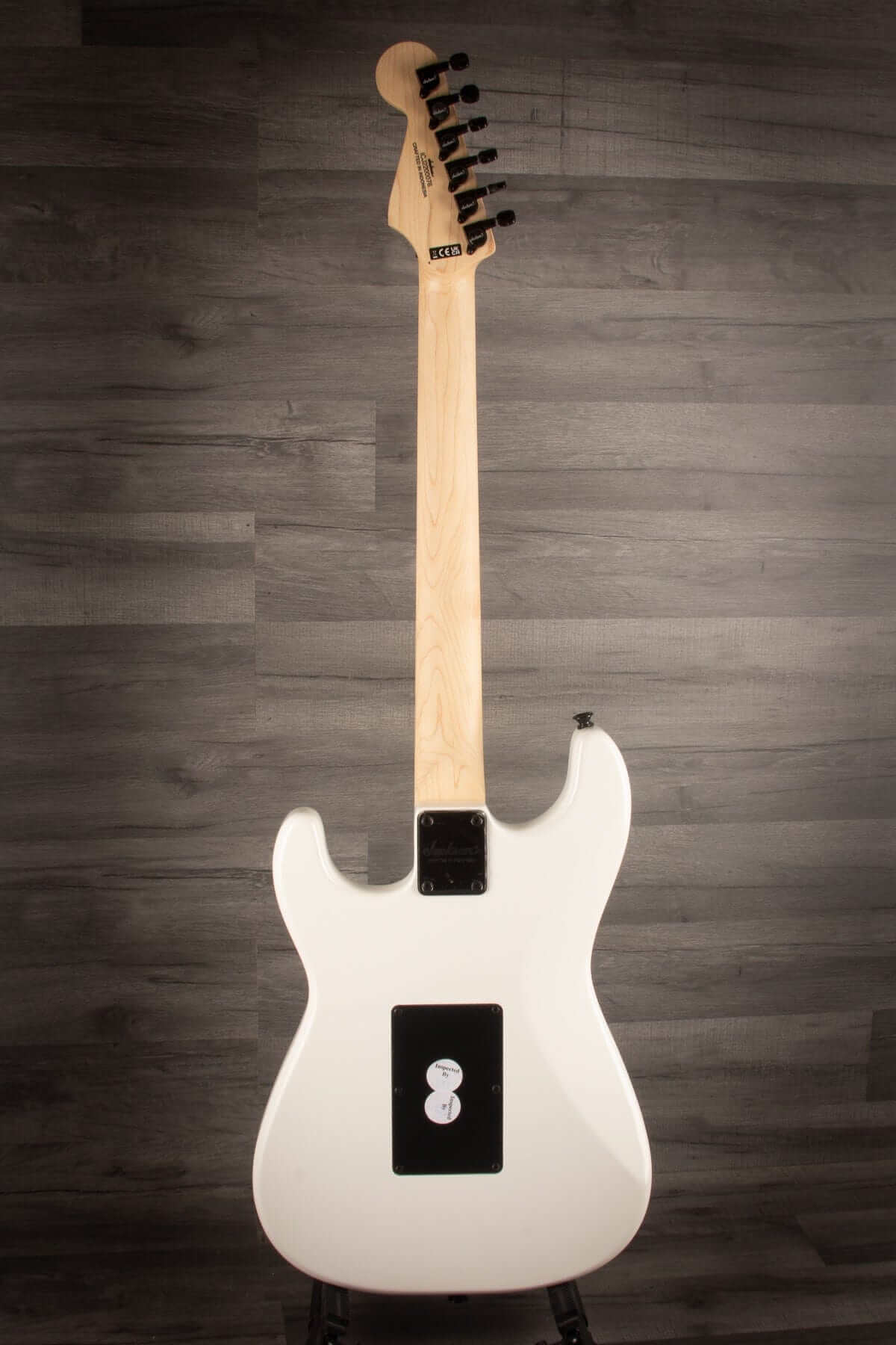 Jackson X Series Adrian Smith SDX Electric Guitar - Snow White with White Pickguard, Maple Fingerboard