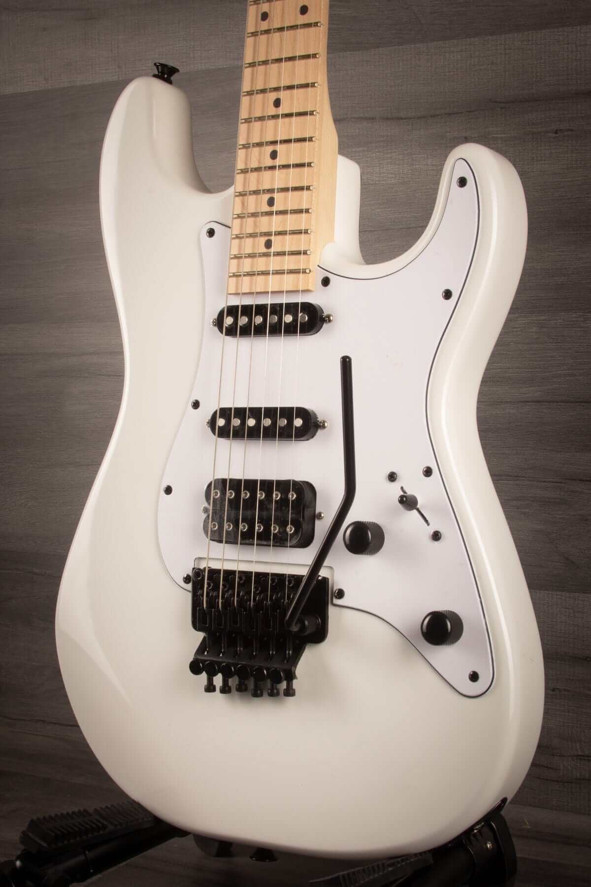 Jackson X Series Adrian Smith SDX Electric Guitar - Snow White with White Pickguard, Maple Fingerboard