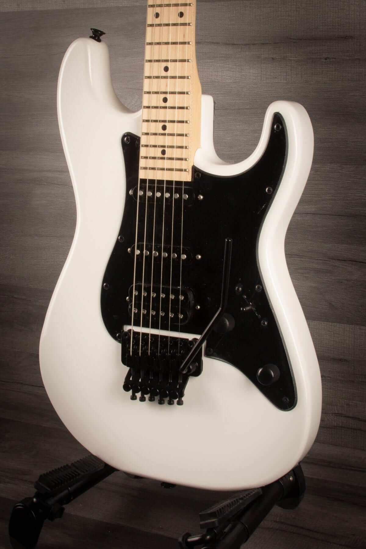 Jackson X Series Adrian Smith SDXM Electric Guitar - Snow White with Black Pickguard, Maple Fingerboard