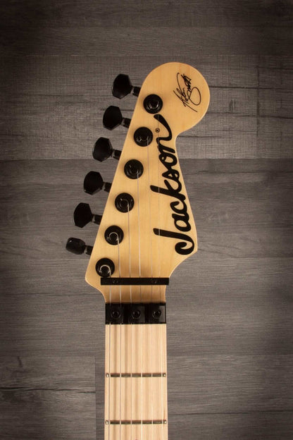 Jackson X Series Adrian Smith SDXM Electric Guitar - Snow White with Black Pickguard, Maple Fingerboard