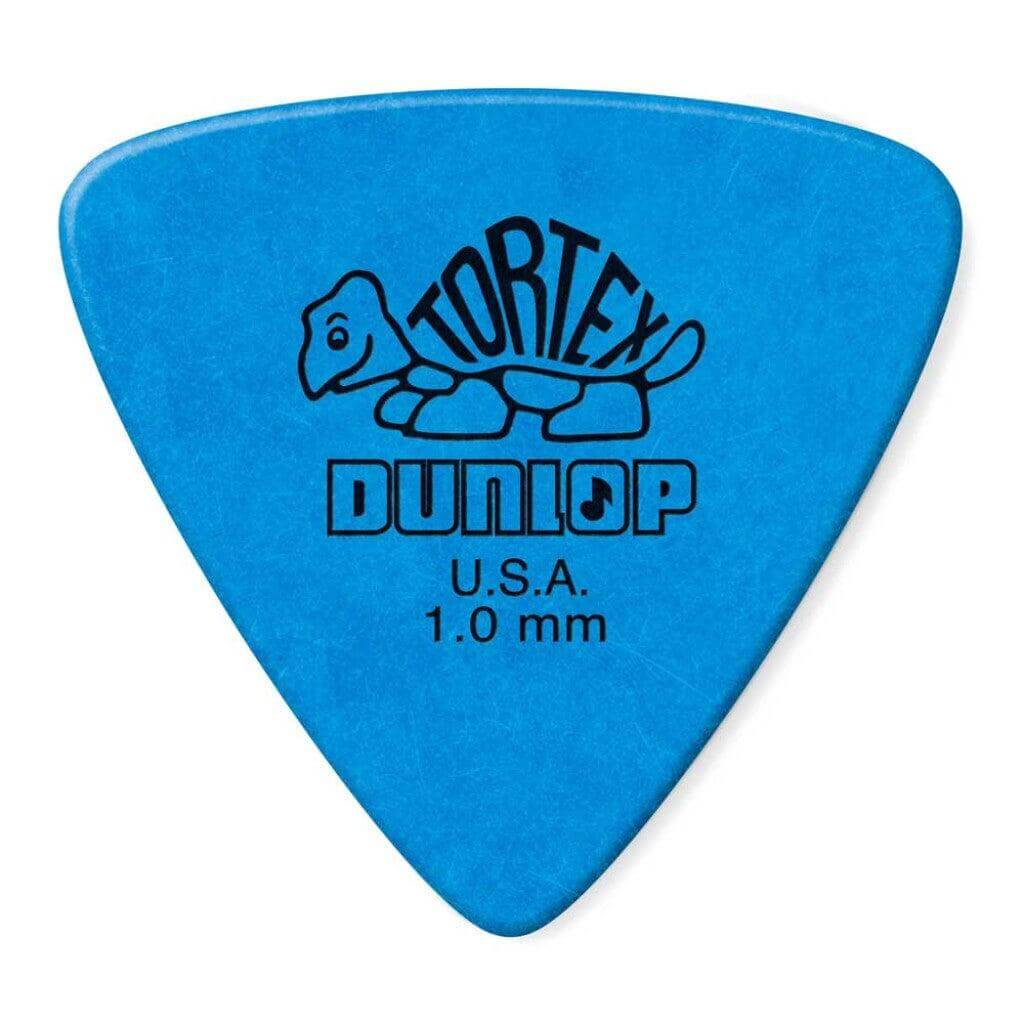 DUNLOP Tortex Triangle Player Pack 6 Piece blue 1.00mm - MusicStreet