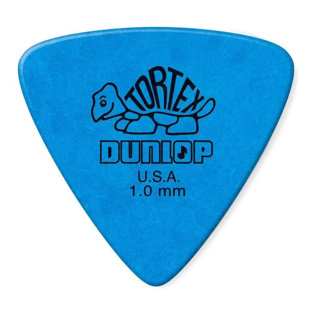 DUNLOP Tortex Triangle Player Pack 6 Piece blue 1.00mm