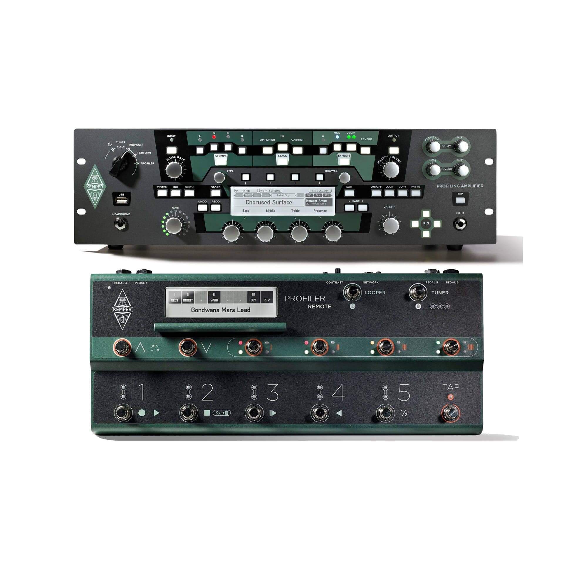 Kemper Guitar Amp - Profiler Powerrack & Profiler Remote