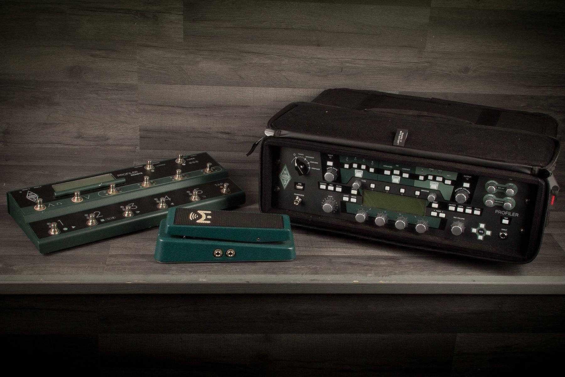 USED - Full Kemper Rig (Kemper PowerRack, Remote, Mission EP1-KP, Gator 3u soft rack case)