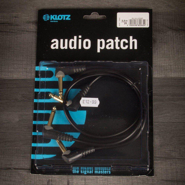 Klotz Instrument Patch Cable, 0.6m x2