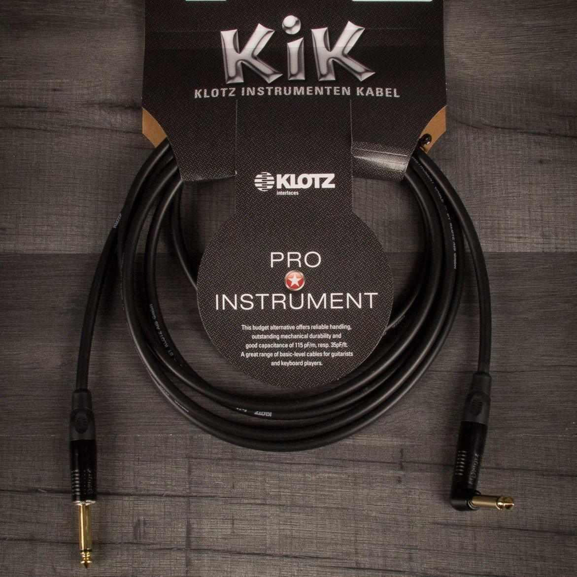 Klotz KIKG Angled Instrument Cable, 3m