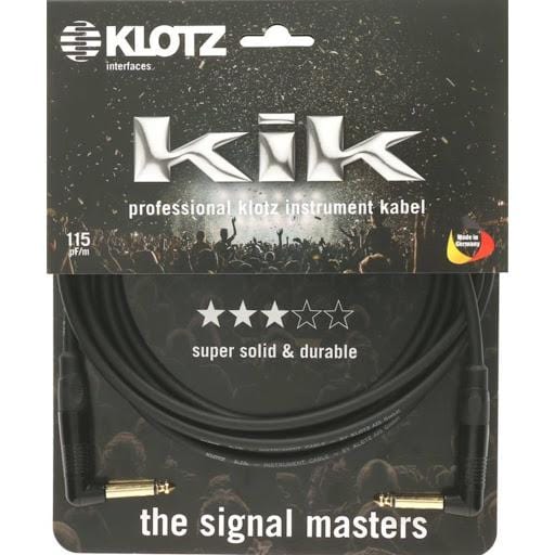 Klotz Accessories Klotz KIKG Angled to Angled Guitar Cable - 6m