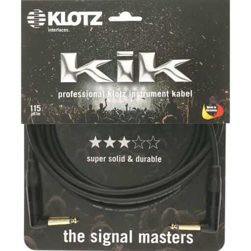 Klotz KIKG Angled to Angled Guitar Cable - 6m