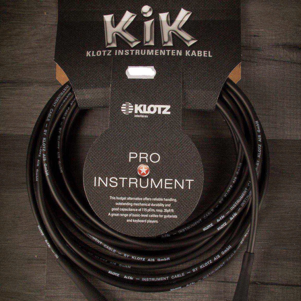 Klotz KIKG Instrument Cable, 6m